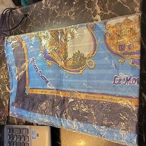 J Mico Sancho Paris France Metro map souvenir Eiffel tower Moulin Rouge 30"scarf
